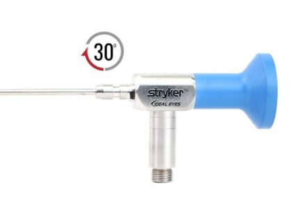 Stryker 2.7 mm 30º IDEAL EYES™ HD Autoclavable Arthroscope, Eyepiece, Speed-Lock™, 120 mm